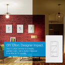 Lutron Caseta White 150 W Touch Smart-Enabled Dimmer Switch 1 pk
