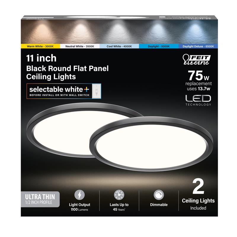 LED FLT PANEL 11" 2PK