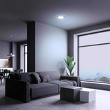 Feit EDGELIT 1.4 in. H X 11 in. W X 11 in. L Matte Black Black LED Flat Panel Light Fixture