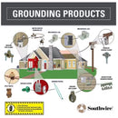 Southwire 1/0 - 4 AWG Stranded Split-Bolt Connector Copper 1 pk