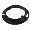 MUD RING RND PVC BLK 4"