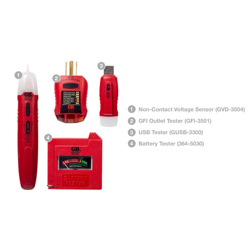 Gardner Bender Electrical Tester Kit 4 pk