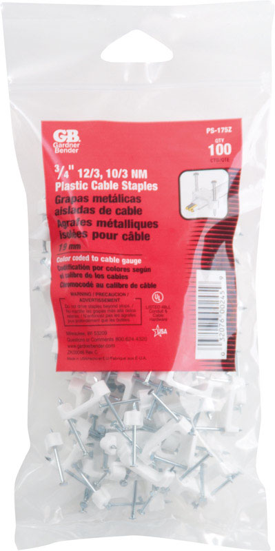 STAPLE 3/4" NM WIRE 100P