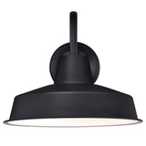 Westinghouse Academy 1-Light Textured Black Wall Sconce