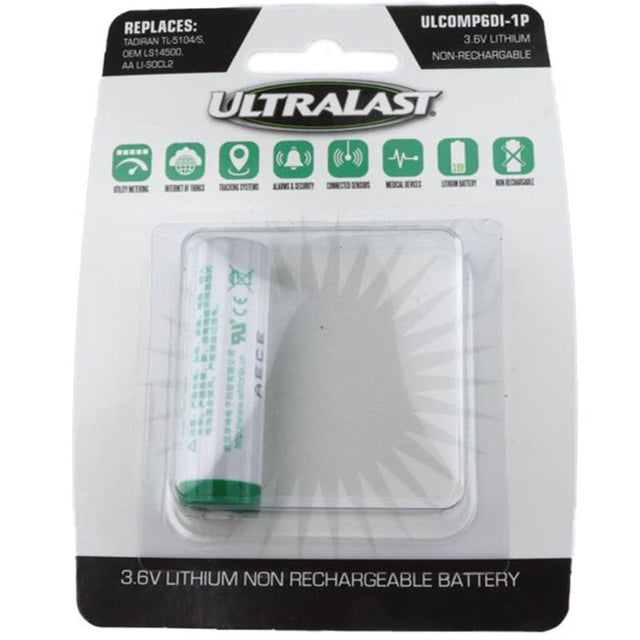 BATTERY LTHM AA 3.6V