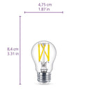 Philips A15 E26 (Medium) LED Bulb Soft White 40 Watt Equivalence 2 pk