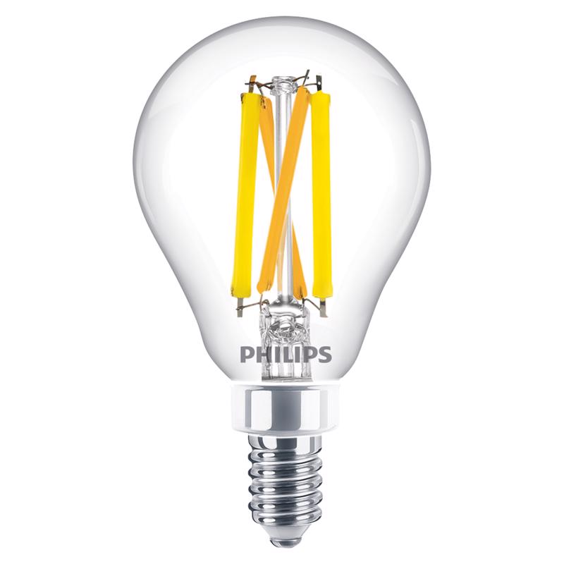 Philips Ultra Definition A15 E12 (Candelabra) LED Bulb Soft White 40 Watt Equivalence 2 pk