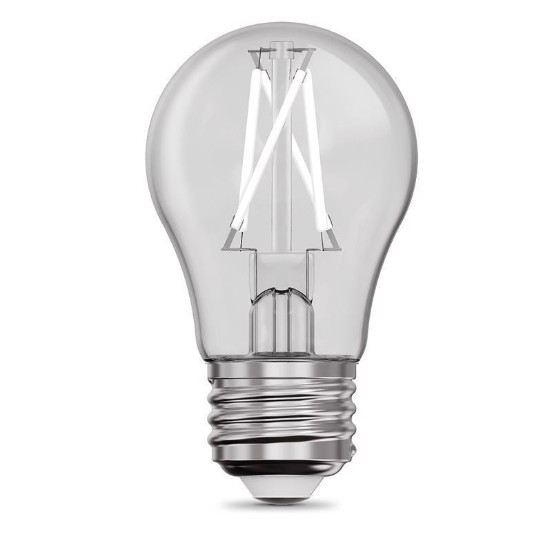 Feit White Filament A15 E26 (Medium) Filament LED Bulb Soft White 25 Watt Equivalence 2 pk