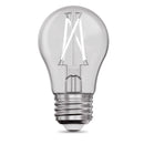 Feit White Filament A15 E26 (Medium) Filament LED Bulb Soft White 40 Watt Equivalence 2 pk