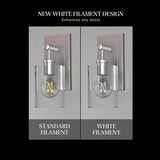 Feit White Filament A15 E26 (Medium) Filament LED Bulb White 60 Watt Equivalence 2 pk