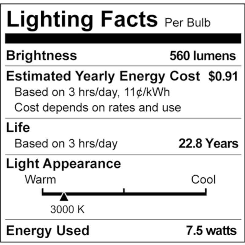 Philips MR16 GU5.3 LED Floodlight Bulb Bright White 50 Watt Equivalence 3 pk