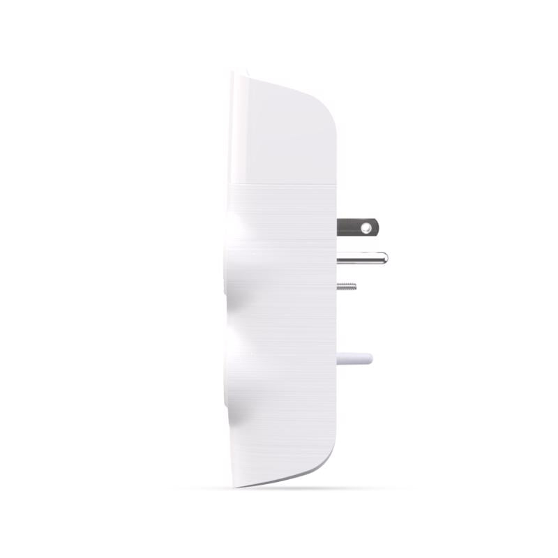 360 Electrical Revolve 4 outlets Wall Tap Surge Protector White 1080 J