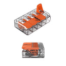 WAGO 221 Series 5 Port Lever Wire Connector 10 pk