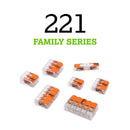 WAGO 221 Series 5 Port Lever Cable Connector 25 pk