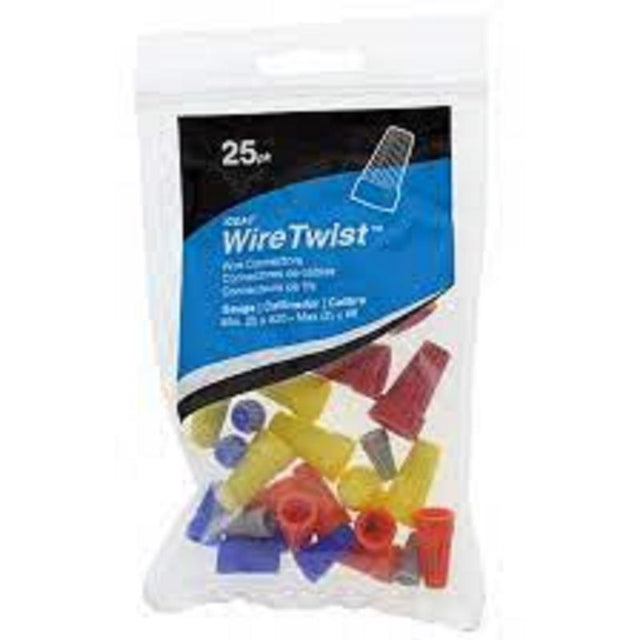 WIRE CONNCTORS ASST 25PK