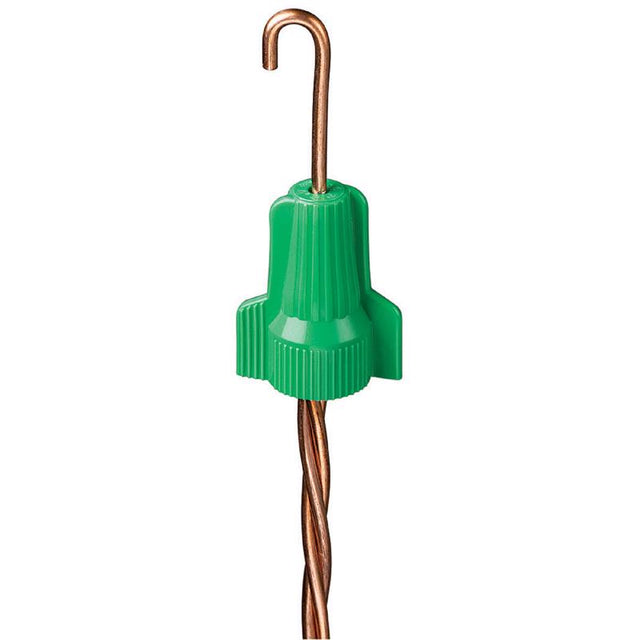 WNG WIRE CONCTR GRN 10PK