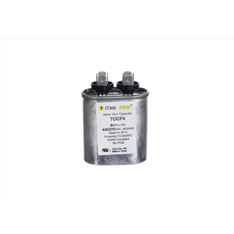 OVAL RUN CAPACTR 4 MFD