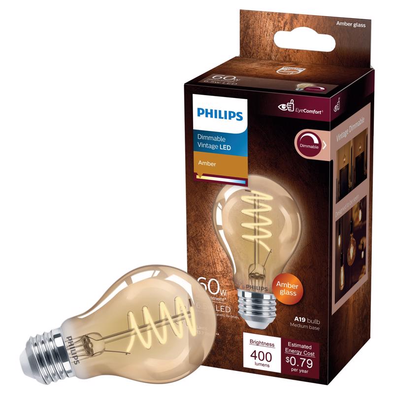 PH LED A19 AMB 60W 1PK