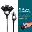 Jasco Philips Indoor or Outdoor 15 ft. L Black Extension Cord 16/3