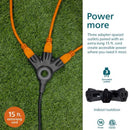 Jasco Philips Indoor or Outdoor 15 ft. L Black Extension Cord 16/3