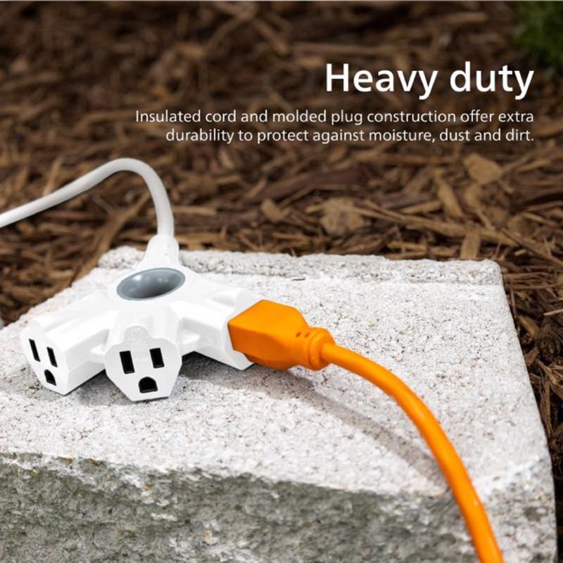 Jasco Philips Indoor or Outdoor 15 ft. L White Extension Cord 16/3