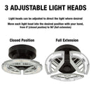 ETI Folding Panel E26 (Medium) LED Bulb Bright White 40 Watt Equivalence 1 pk