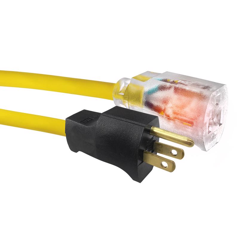 EX CORD 12/3SJTW YL 25'
