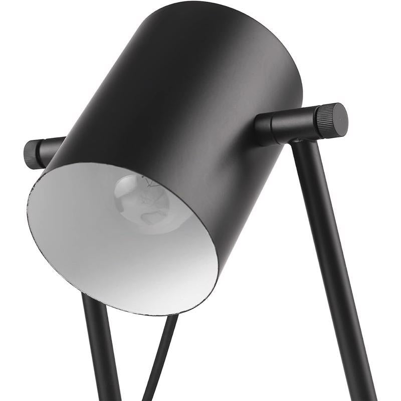 Globe Electric Sahara 14 in. Matte Black Desk Lamp