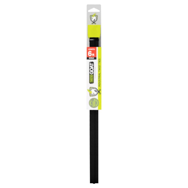 TWIST TIES BLK 72" 1PK
