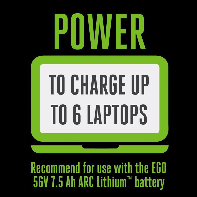 EGO Power+ Nexus Escape 180 W 120 V Battery Portable Inverter Sine Wave Tool Only