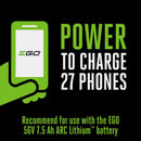 EGO Power+ Nexus Escape 180 W 120 V Battery Portable Inverter Sine Wave Tool Only