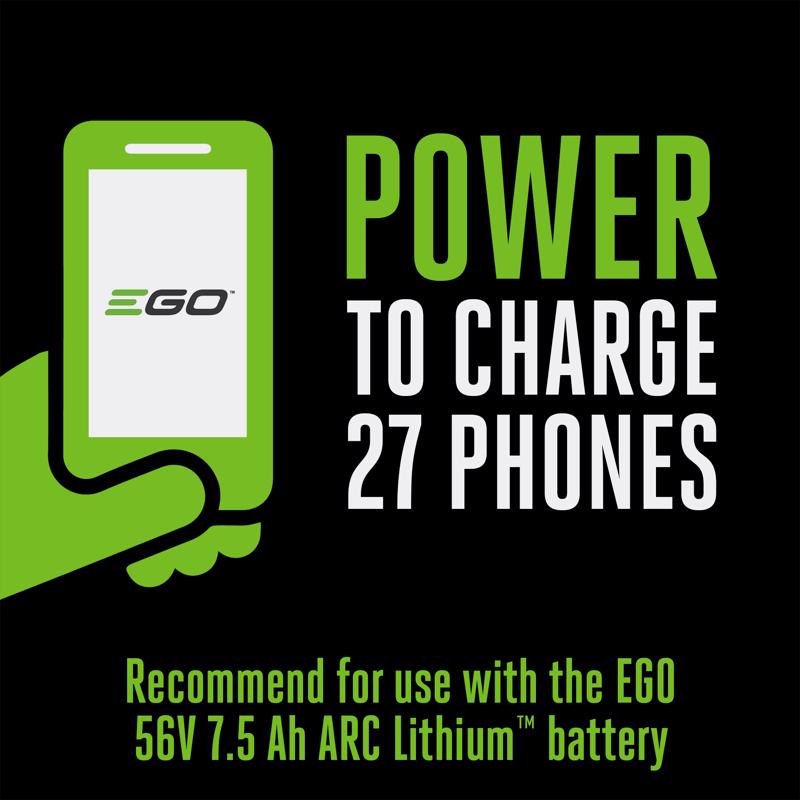 EGO Power+ Nexus Escape 180 W 120 V Battery Portable Inverter Sine Wave Tool Only