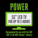 EGO Power+ Nexus Escape 180 W 120 V Battery Portable Inverter Sine Wave Tool Only