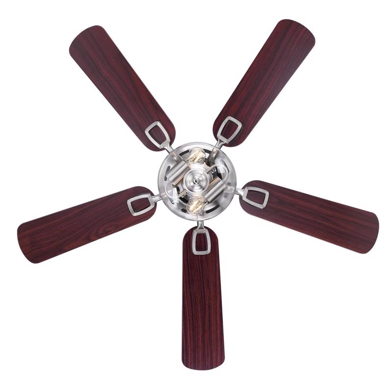 Westinghouse Richboro SE 42 in. Brushed Nickel Brown LED Indoor Ceiling Fan