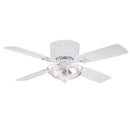 CEILING FAN LED WHT 42"