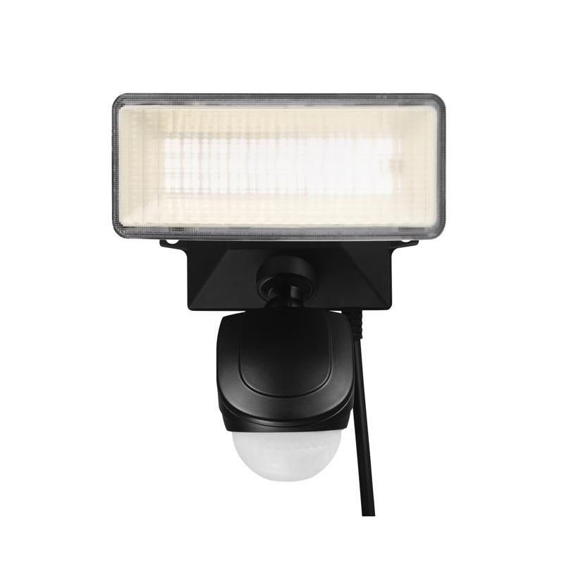 Globe Electric Motion-Sensing Plug-In LED Black Security Light