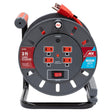 CORD REEL PLASTIC GRY 3'