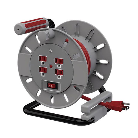 CORD REEL PLASTIC GRY 3'