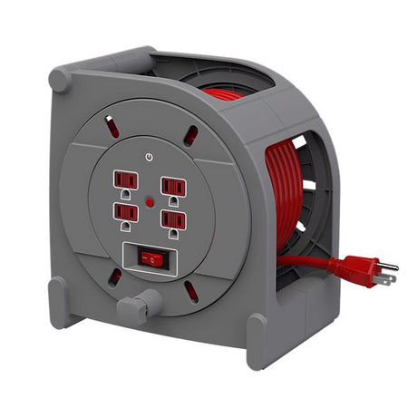 CORD REEL PLASTC GRY 40'