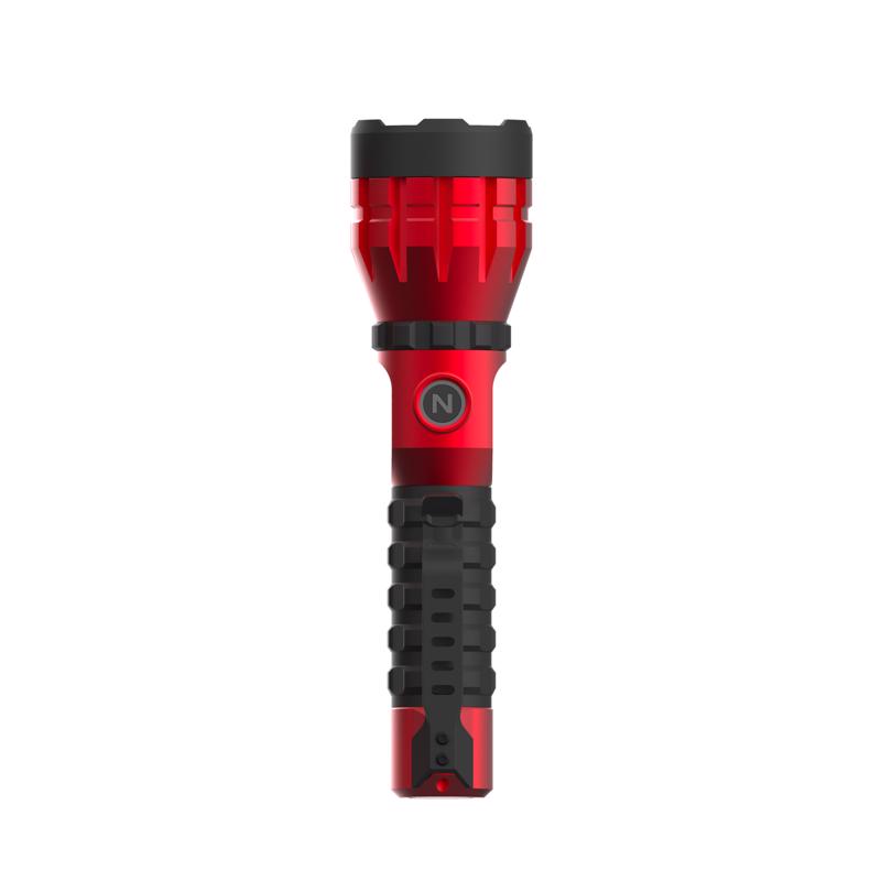 FLASHLIGHT BLK/RED 7.48"