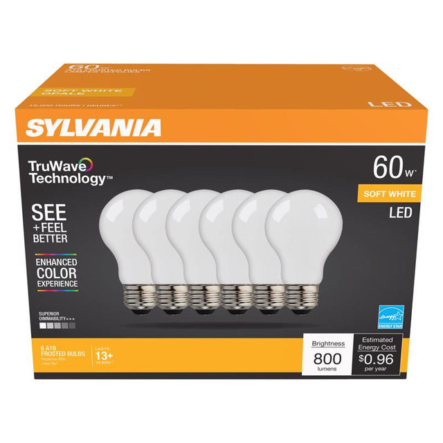 TW LED A19 WW 60W 6PK