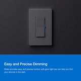 Lutron Diva 3-Way Smart-Enabled Dimmer and Remote White 1 pk