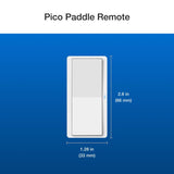 Lutron Pico Smart Smart-Enabled Wireless Remote w/Wall Mount Kit White 1 pk