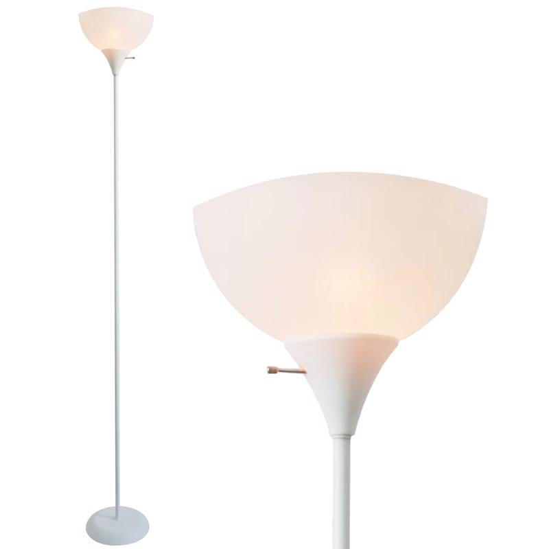 FLOOR LAMP BEIGE/WHT 71"