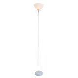 Newhouse 71 in. Beige/White Floor Lamp