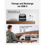 Anker 300 W Solar and Battery Portable Power Station