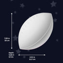 Globe Electric Squish Manual Battery Powered Football LED Night Light