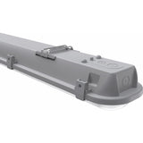 Lithonia Lighting 3.8 in. H X 5.4 in. W X 50.3 in. L Matte Gray Vaporite Light Fixture