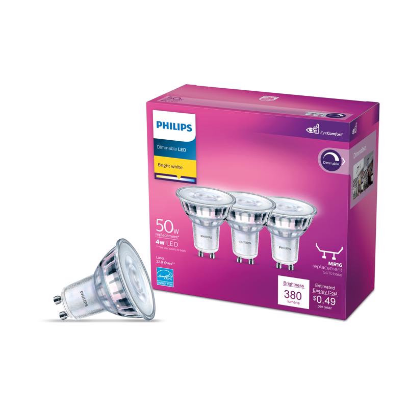 PH LED MR16 BW 50W 3PK