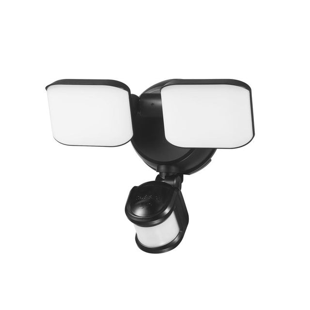 Globe Electric Motion-Sensing Battery Powered LED Black Security Light